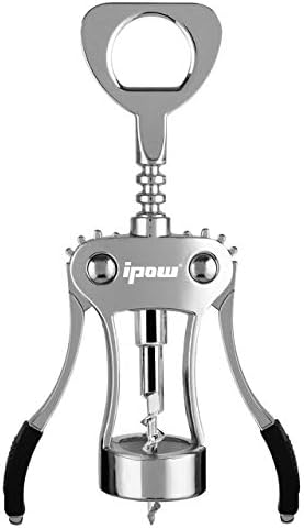IPOW WJ-098 Red Wine Beer Bottle Opener Wing Corkscrew