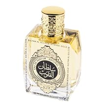 Ard Al Zaafaran Sultan Al Quloob Intense Gold Eau de Parfum Spray for Unisex, 3.4 Ounce