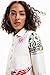 Desigual Women's Woman Woven Shirt Long Sleeve, White, XS