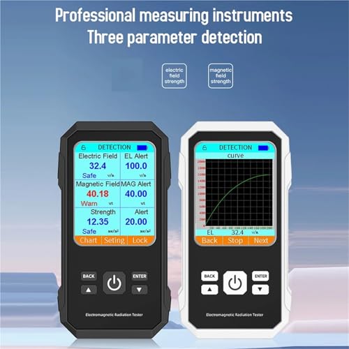 Detector EMF 3en1 multifuncional de campo electromagnético miniatura 3
