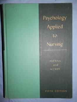 Hardcover Psychology applied to nursing, Book