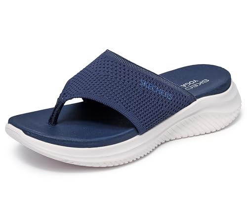 Skechers Women's Ultra Flex 3.0-Coastal Aura Flip-Flop