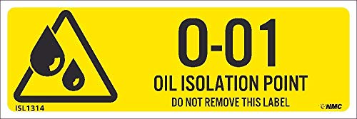 NMC ISL1314 Isolamento de energia - Ponto de isolamento de óleo