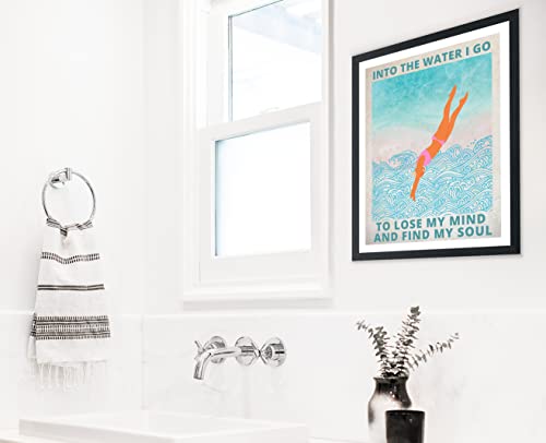 Roxbury Row Beach Room Decor Aesthetic, Ocean Room Decor, Boho Beach Decor For Bedroom, Beach Wall Art, Beach House Decor, Beach Poster For Home, Swimming Summer Gifts For Women, Girls (8X10 Unframed) #TOP3