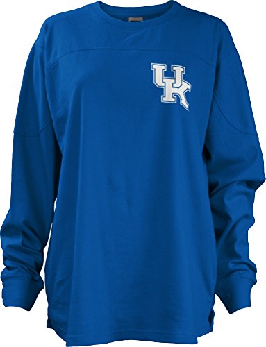 NCAA Kentucky Wildcats Junior's Gridiron Big Shirt, Small, Royal