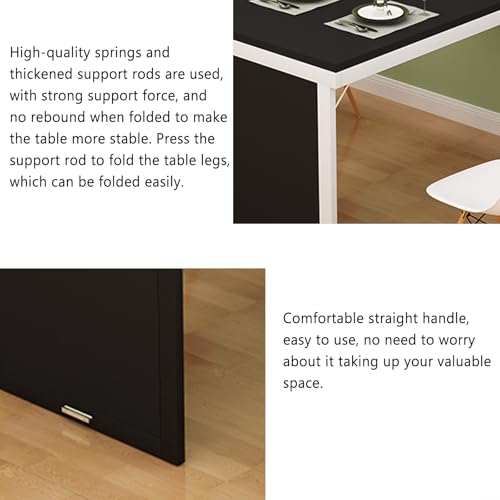 Table murale pliable pour cuisine et petits espaces | Ambiance Studio - 8