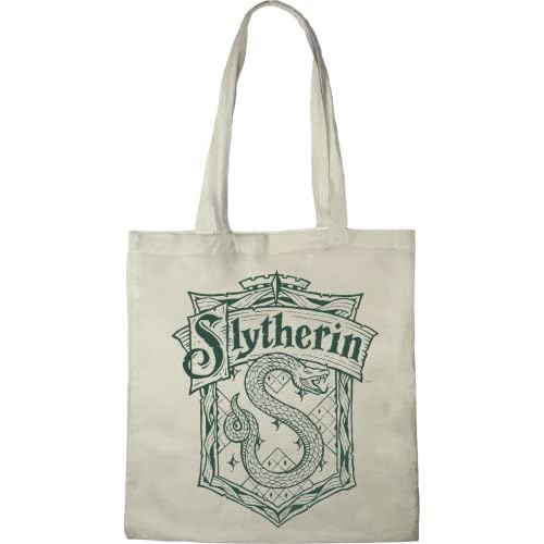 HARRY POTTER TOTE BAG SLYTHERIN, REFERENCIA: BWHAPOMBB008, CRU, 38 x 40 cm