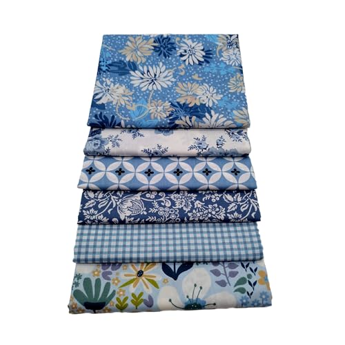 iNee Gray Blue Fat Quarters