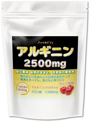 JAY&CO. ���݂₷�� �A���M�j�� (2500mg×100��)���Y��:�l�H�Ö��� �ۑ��� (���, 600g)