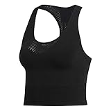 Ärmellos adidas Warp Knit Crop Top - AW19 - Small