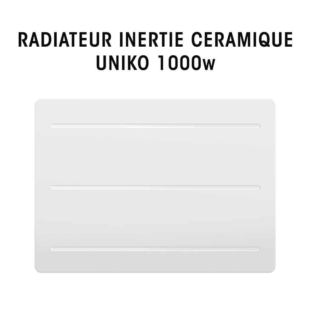 RADIATEUR BATILEC INERTIE CERAMIQUE UNIKO 1000w