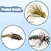 Aymzbd 10 Pieces Fly Fishing Lures with Storage Box, Artificial Baits Hooks, Fishing Baits for Walleye River