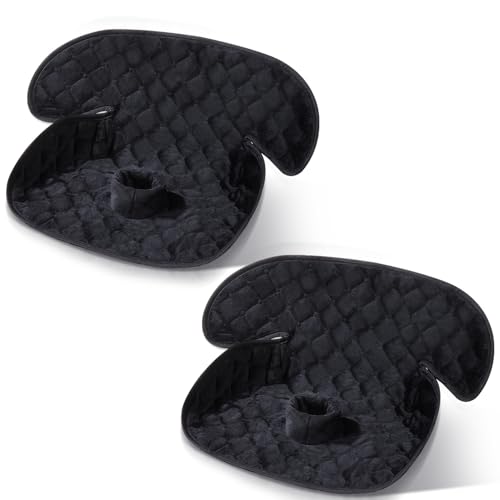 Fexnium 2 Pack Piddle Pad Car Seat Protector,Waterproof Toddler Potty Training Pad for Car Seats & Strollers,Non-Slip, Leak-Proof & Washable Fits All Seats for Ages 6 Months to 4 Years (Black)