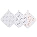 aden by aden + anais washcloth set 3 pack, safari babes