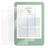 MoKo 2 Pack Tempered Glass Screen Protector for 6 Inch All-New E-Reader, Kobo Clara, Anti-Bubble & Scratch 9H Hardness Film HD Clear Glass, Case Friendly