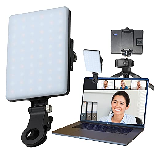Amazon Crazy 🔥 Deals Video Conference Light, facetime Video Light,dimmable Selfie LED Light for YouTube Video, Zoom Session Lighting, Compact Webcam Video Light with Tripod and Clip for Phone and Computer