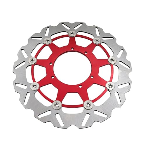 �o�C�N�p 260mm/320mm �t�����g�t���[�e�B���O�u���[�L�f�B�X�N �u���[�L�L�����p�[�A�_�v�^�[�u���P�b�g �K������ CR125 CR250 CRF 250R/X 450R/X 250/450RX�p(320MM red)