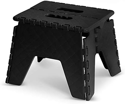 Heavy Duty Folding Step Stool  Sturdy Anti Slip Stepping Stool for Kids Adults at Home Kitchen Workplace - Compact Lightweight Folds Flat with Carry Handle Easy Storage Transport (Blue2)