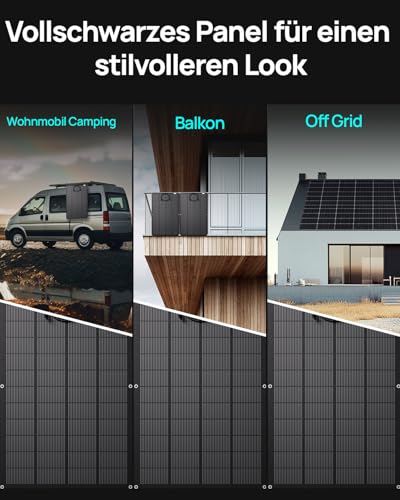 ECO-WORTHY 200W Flexibles Solarpanel ETFE Material 18BB Monozelle 25% hohe Umwandlung für Balkon, Wohnmobil, Boot, Dach, Camping, Haus, Yacht, unebene Flächen