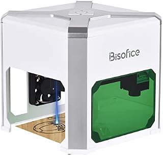 Laser Engraver,K6 Laser Engraver Logo Marker Machine for Household Woodwork Marking Machine Support Mobile Phone App Control Offline Engraving for Business Logo ID Tag Birthday Gift DIY Wood