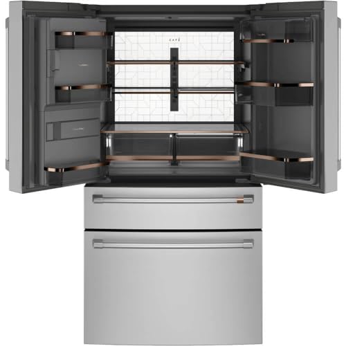 Cafe CGE29DP 36 Inch Wide 28.7 Cu. Ft. Energy Star Certified French Door Refrigerator with Dual-Dispense AutoFill Pitcher and Convertible Drawer - Stainless Steel/Brushed Stainless - Thumbnail 7