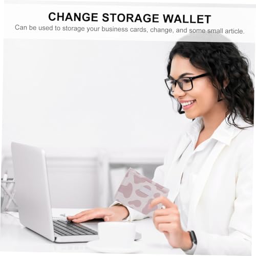 Didiseaon PU Wallet Mini Trifold Change Purse for Women Multi Card Storage Small Compact Wallet Pattern Durable PU Material Lightweight and Portable for Daily Use4