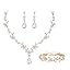 2- Clear Gold-Tone 2- Clear Gold-Tone