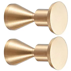 Single Robe Hook,Brushed Brass Decorative Hook for Bathroom Kitchen TC005A