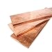 JEEIJ T2 Pure Cu Flat Copper Bar Plate Metal Strip Thickness 1/1.5/2/3/4/5 Mm Length 250mm, 1PCS (Color : 3x15x250mm)