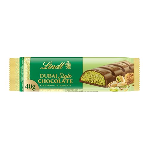 Lindt - Barre DUBAI STYLE CHOCOLATE - Lait Pistache Kadaif, 40g