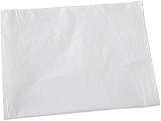 Boardwalk Linear Low Density Industrial Can Liners, 60 gal, 0.7 mil, 38 x 58, White, 100/Carton (VW3858X)