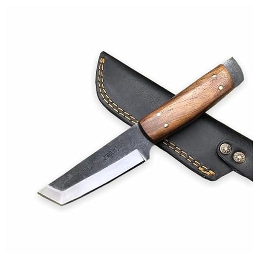 Perkin PK800 Jagdmesser Mit Scheide Scharf