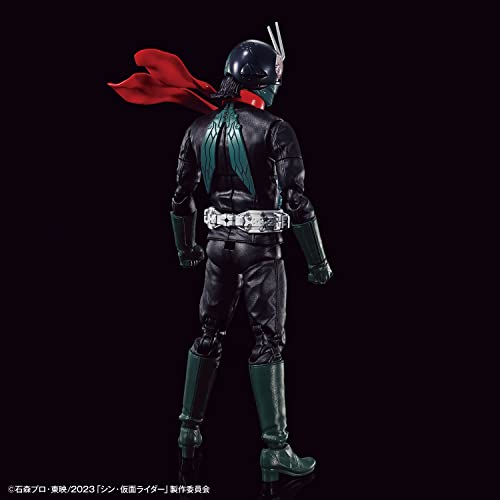 BANDAI SPIRITS KAMEN RIDER - Figure-Rise Standard (Shin Kamen Rider) - Model Kit, Black - Image 4