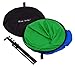 Fotodiox 5'x7' Collapsible Chromakey Green + Blue 2-in-1 Background, Backdrop kit w/Stand Support