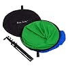Fotodiox 5'x7' Collapsible Chromakey Green + Blue 2-in-1 Background, Backdrop kit w/Stand Support