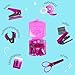 Tinc - Mini-Schreibwarenset mit wesentlichen Büroaccessoires - Kompakte Größe - Ideal für Schule und Büro - Für Studenten und Berufstätige - Farbe Rosa