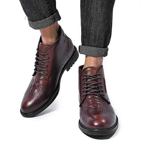 Image of Arkbird Men's Chukka Boots Genuine Leather Ankle Boot for Men Classic Casual Oxford Style Footwear