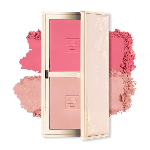 Jouer Blush Bouquet Duo 2 Shade Blush Palette High Pigment Powder Natural Flush Beauty Cosmetics Vitamin E Talc-Free Paraben, Gluten & Cruelty Free