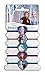 CRAZE Elastici per Capelli Accessori Frozen, Principesse Disney, 5 Tipi Gomma Decorativo Ragazza, Codini Bambini, A Forma di Cuore, Alta qualità, Multicolore, 22153