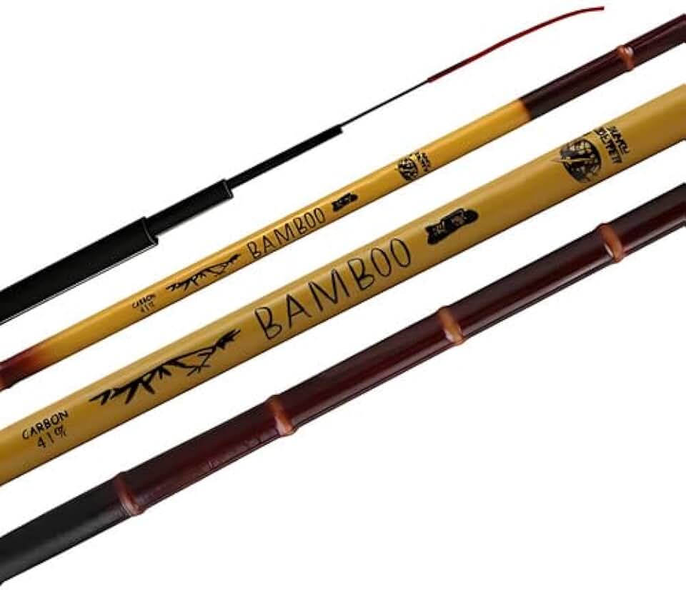Vara Telescópica Albatroz Fishing Bamboo 41% Carbono - 5,00 Metros