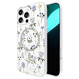 kate spade new york iPhone 16 Pro Max Case - Compatible with MagSafe - Designer Phone Case - Precious Bloom