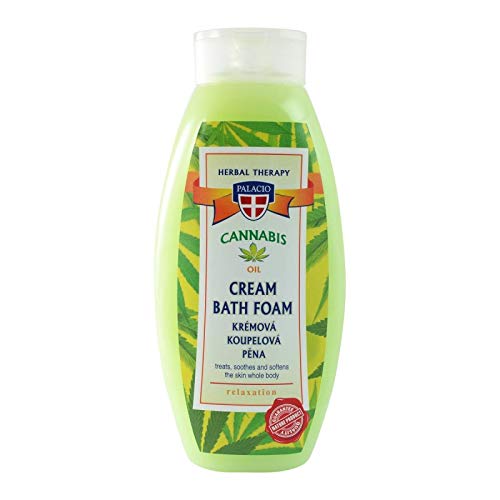 Espuma de baño Palacio con aceite de cáñamo y cannabis sin siliconas, parabenos, aceite mineral, 500 ml