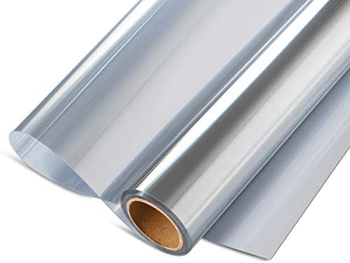 KTJ 窓用フィルム ガラス飛散防止 窓断熱シート 窓断熱フィルム 窓遮熱シート マジックミラーフィルム 目隠しシート UVカット 紫外線カット 日差し対策 窓ガラスフィルム 防犯フィルム (シルバー, 75X200cm)