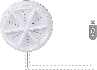 CALANDIS™ Compact Turbo Washing Machine Washer USB for Towel Travel Rv Manual Adjust - Washing Machines