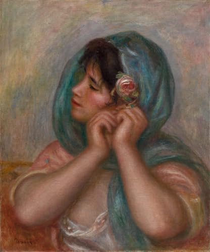 Peinture Renoir Jeune femme créez une ambiance artistique dans votre salon