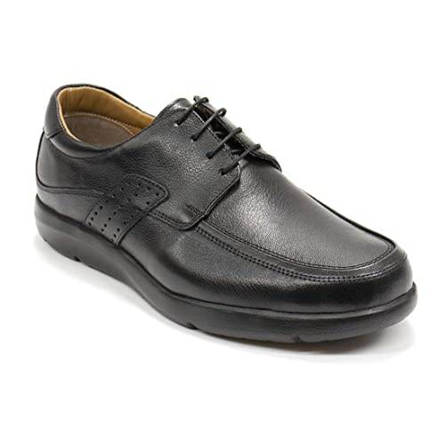 RETTO Men's Randy Comfort Leather Lace-up Shoe