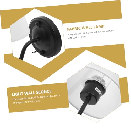 Aplique de pared Tofficu E27 que crea una luz decorativa suave y elegante en habitaciones 3