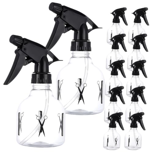BELLIFFY 12stücke Sprühflaschen Für Friseure Nachfüllbare Transparente Sprühflaschen Für Garten Und Robust Und Vielseitig Einsetzbar