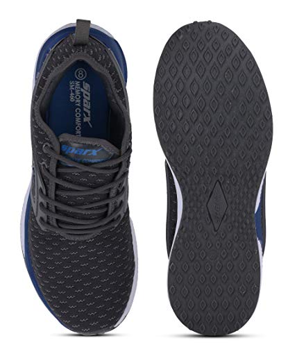 Image of Sparx Men's Sm-460 Grey Royal Blue Running Shoes (SX0460GGYRB0007)