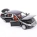 Diecast-Auto 1:32 Automodell/kompatibel mit Mercedes-Benz Maybach S600/Limousinenmuster Modell Simulation Legierung Auto Ziehen Sie das Auto zurück. (Color : Black)